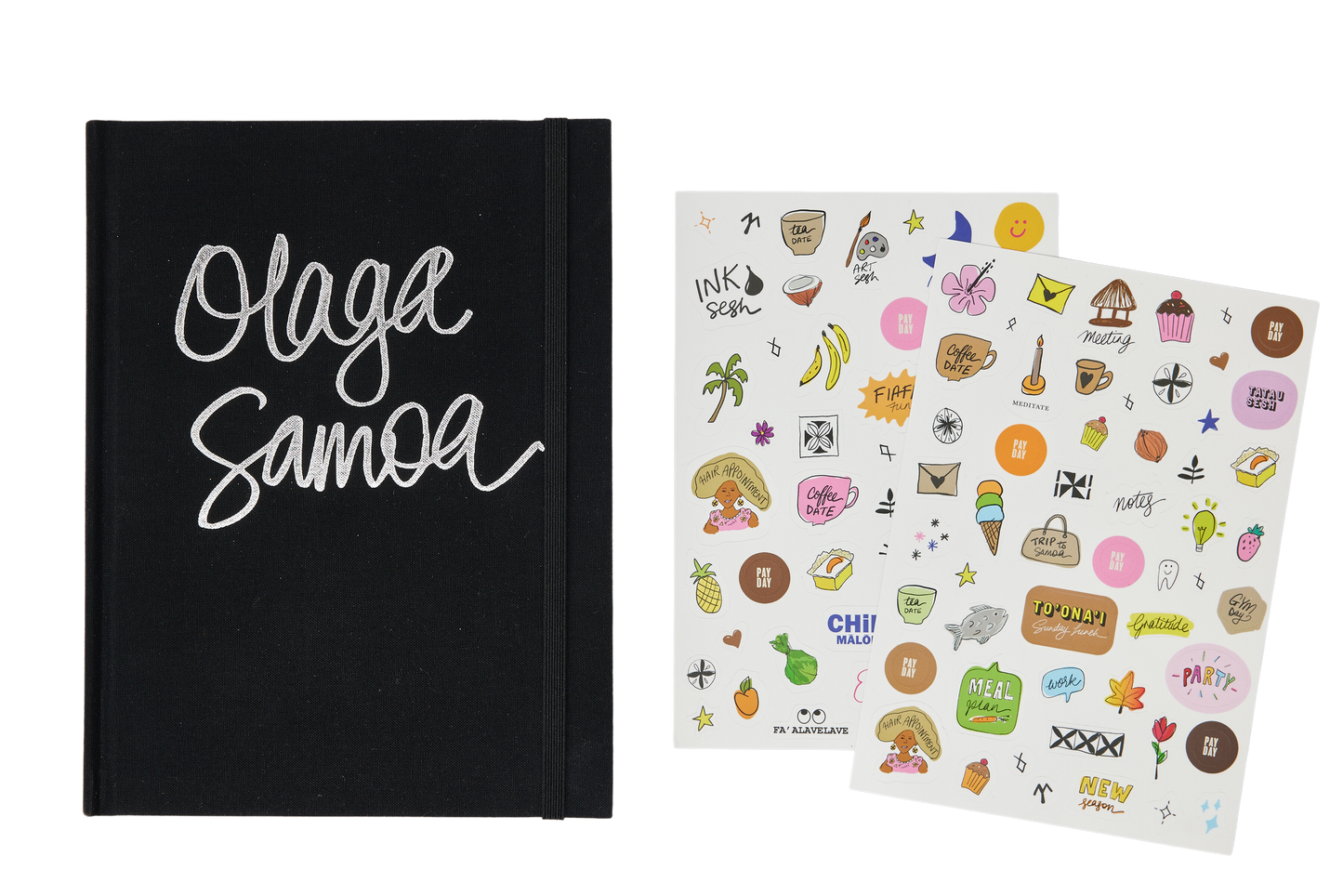 Olaga Samoa | Samoan Lifestyle Journal & Sticker set