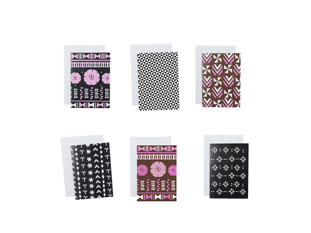 Colour Pasifika Greeting cards set